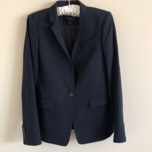 Jcrew navy blue wool blazer